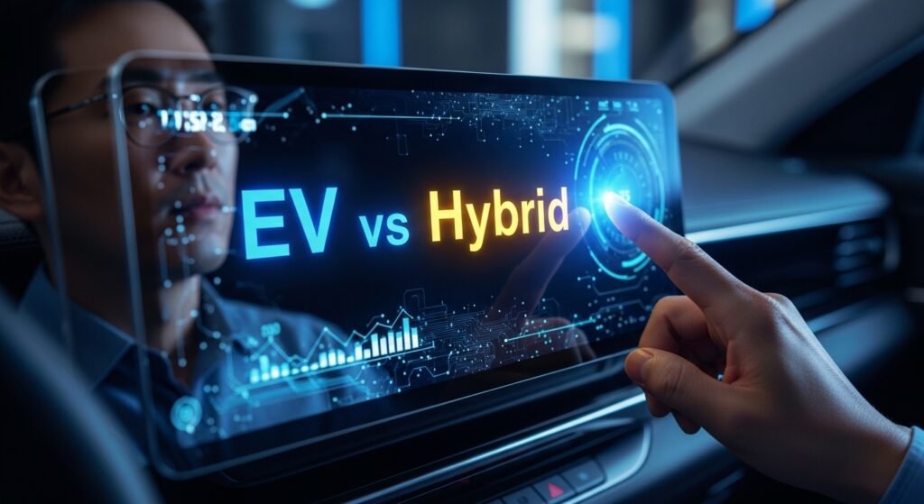 차량 종류를 어떤 것(하이브리드, 전기차, 가솔린 )으로 선택해야하나?