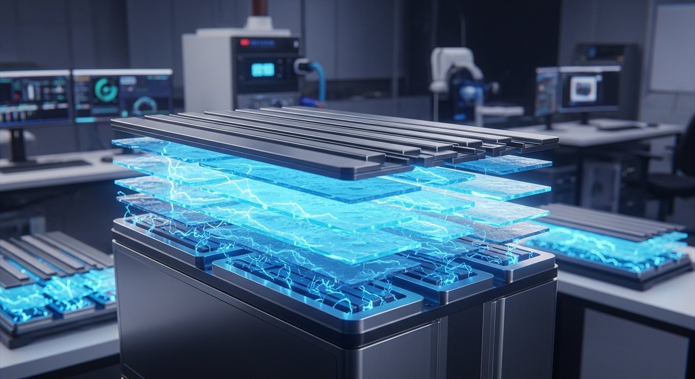 전고체 배터리 내부구조 시각화 이미지